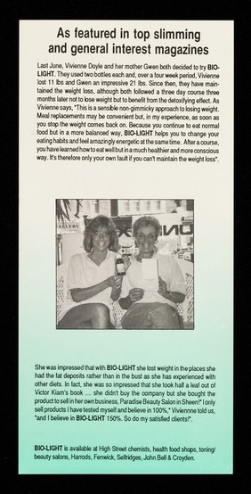 Bio-Light : the 3-day detox diet : lose weight, look good, feel great / Bioconcepts.
