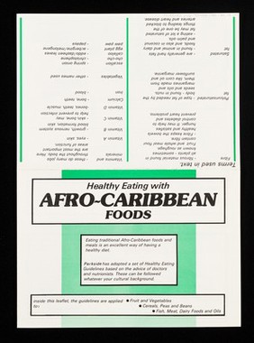 Healthy eating with Afro-Caribbean foods / Parkside Health Promotion Centre.