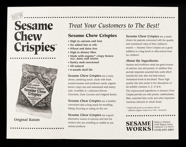 Open sesame / Rebecca Roberts.