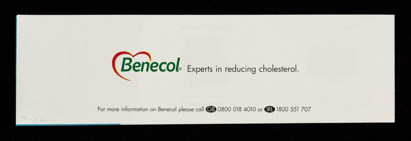 Looking to lower your cholesterol? : look for new Benecol packs / Benecol.