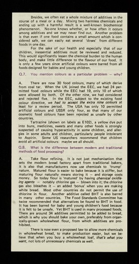 Food additives : are the risks worthwhile? / Ecoropa.