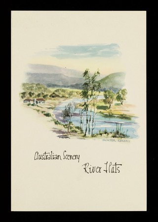 Australian scenery : river flats / Hunter Rogers.