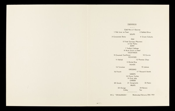 Mauritius / Royal Interocean Lines.