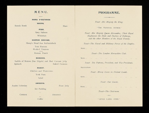 Thirty-second annual festival : the Holborn Restaurant, Friday, 26th February, 1904 / London Morayshire Club.