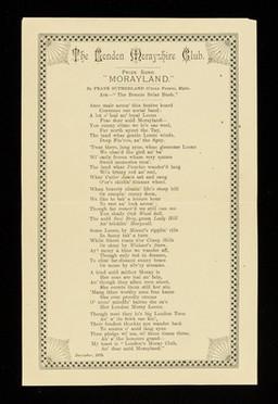 "Morayland" : prize song / by Frank Sutherland (Uncle Peter).