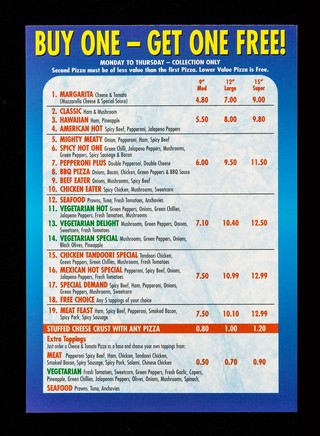 Free delivery / Pizza on Demand!.