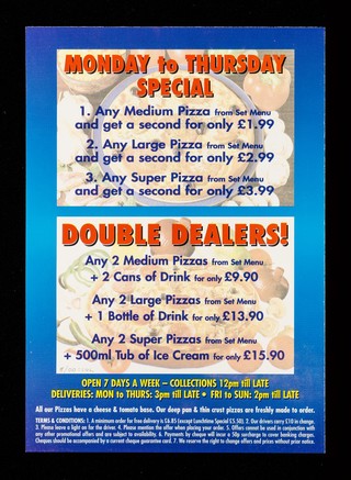 Free delivery / Pizza on Demand!.