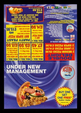 Under new management / Speedo Pizza.