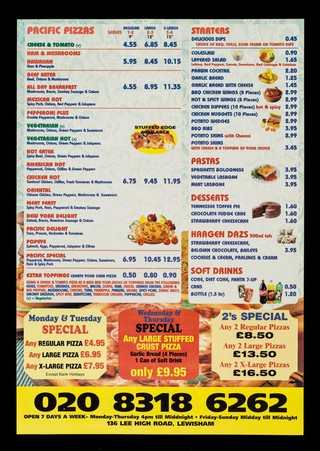 Once tried never forgotten! : free delivery / Pacific Pizza.