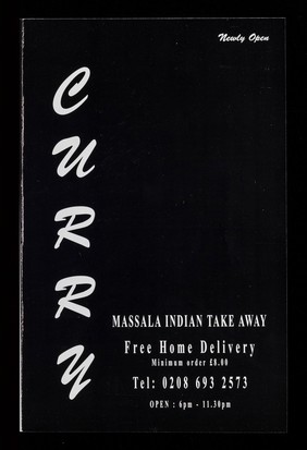 Curry / Massala Indian Take Away.