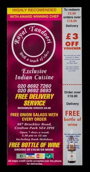 Exclusive Indian cuisine / Royal Tandoori.