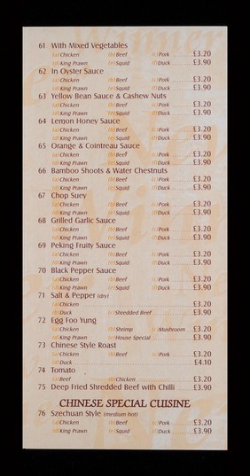 New Winner : Chinese, Thai, Malaysian & Vietnamese cuisine : eat in or take away : restaurant quality at take away prices : 278 Lewisham High Street, London.