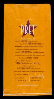 Pret : we are passionate about food... : Pret passion fact no. 33 / Pret A Manger (Europe) Ltd.