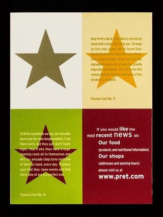 Pret : passionate about food / Julia Metcalfe, co-founder.