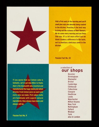 Pret : passionate about food / Julia Metcalfe, co-founder.