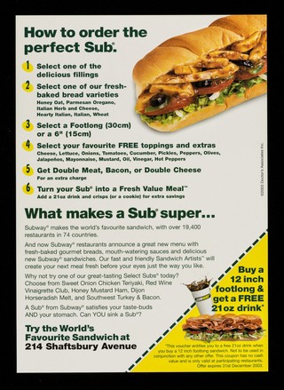 Can you sink a Sub? : Subway, eat fresh / Doctor's Associates, Inc.