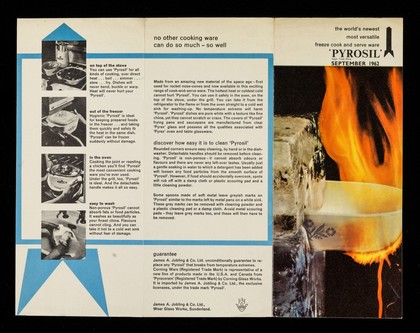 The world's newest, most versatile freeze cook and serve ware : Pyrosil : September 1962 / James A. Jobling & Co. Ltd.