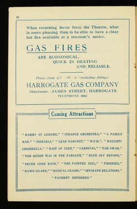 Our plays and players : April 1933 / Grand Opera House (Harrogate).