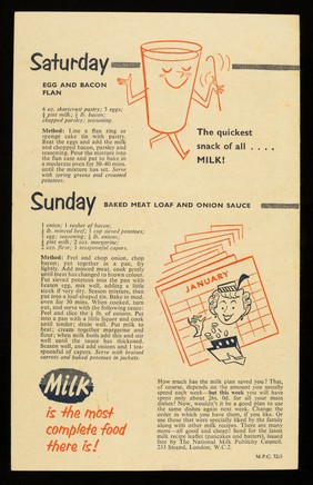 Save some housekeeping money and feed the family better than ever before! : Start saving now for a glorious holiday in the summer! / National Milk Publicity Council.