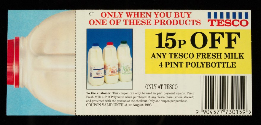 How much milk do you get for your money? / Tesco.