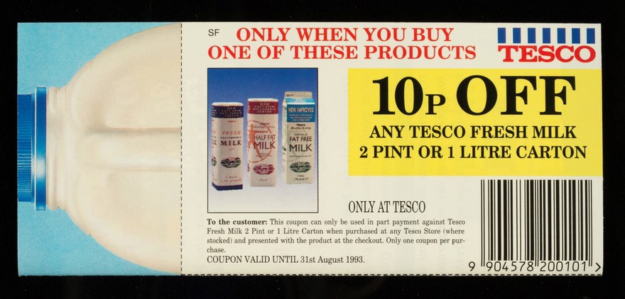 How much milk do you get for your money? / Tesco.