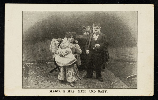 Major & Mrs. Mite and baby.