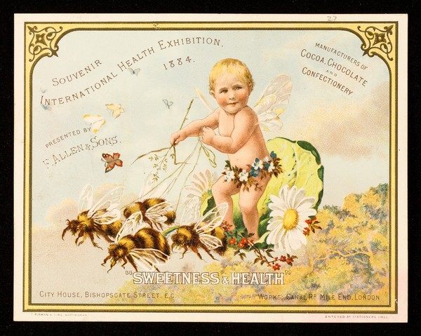 Sweetness & health : souvenir, International Health Exhibition, 1884 / presented by F. Allen & Sons.