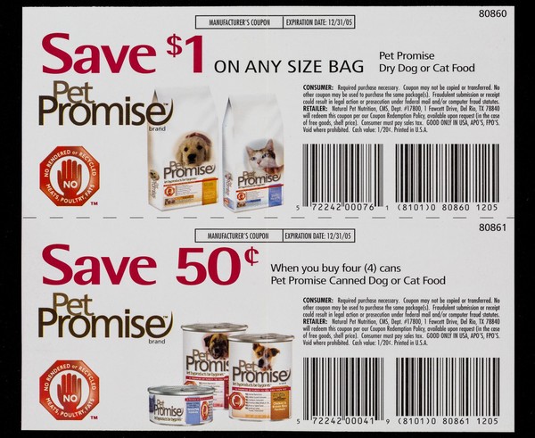 New! Pet promise : a promise of purity to you and your pet... / Natural Pet Nutrition.