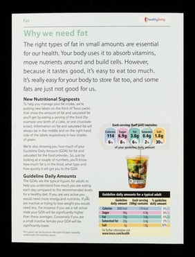 Fat : helping you choose good fat over bad / Tesco.
