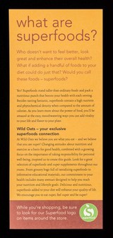 Superfoods : a guide to nutrition-packed foods / Wild Oats Markets.