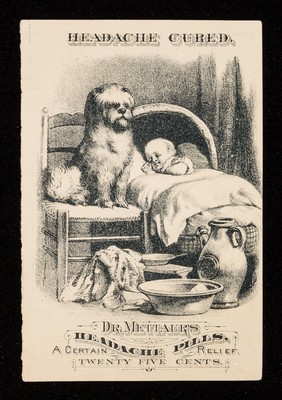 Headache cured : Dr. Mettaur's headache pills : a certain relief / Brown Chemical Company.