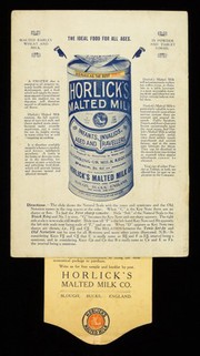 Horlicks transition modulator : price, one shilling : the keys to health / Horlicks Malted Milk Company.