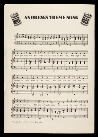Andrews theme song / sung by Albert Whelan.