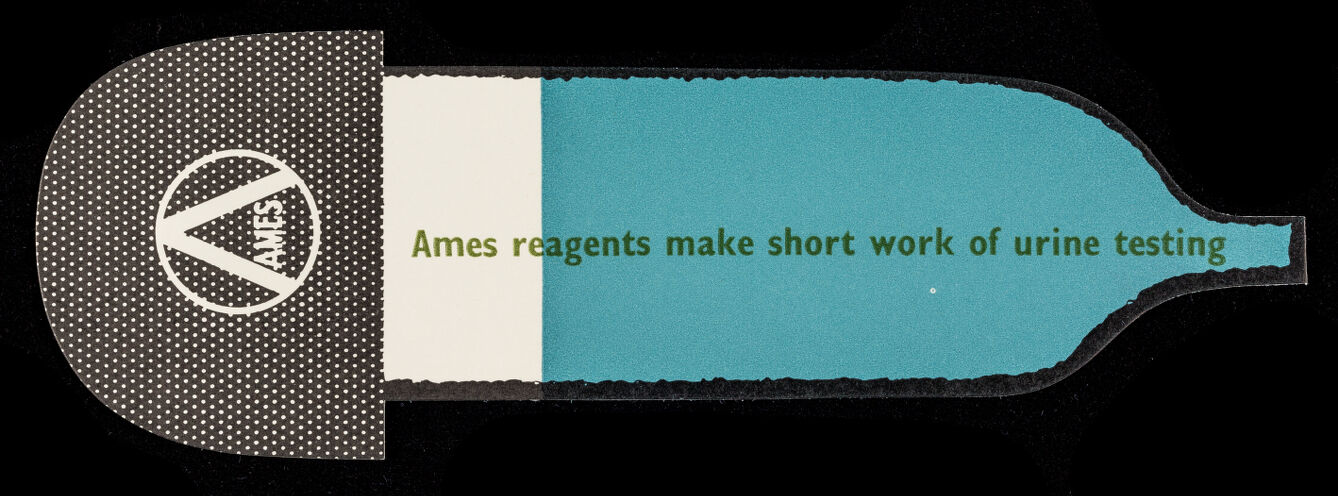 Ames reagents make short work of urine testing / Ames Company.