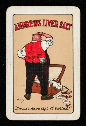 Andrews Liver Salt : "I must have left it behind".