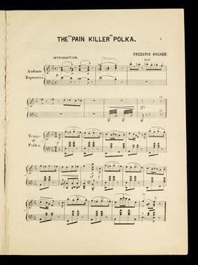 The Pain killer polka / composed by F. Archer.