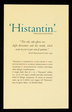 "Il n'est que d'avoir la clef des champs" : [Histantin] / Burroughs Wellcome and Co.