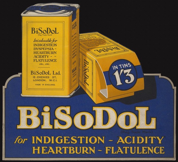 Bisodol for indigestion, acidity, heartburn, flatulence / Bisodol Ltd.
