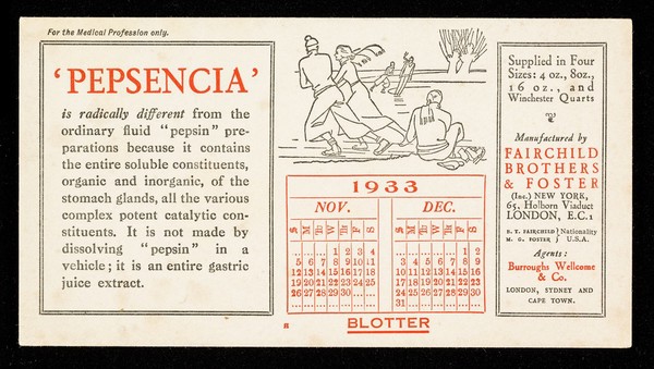 'Pepsencia'... / Fairchild Brothers & Foster (Inc) New York.