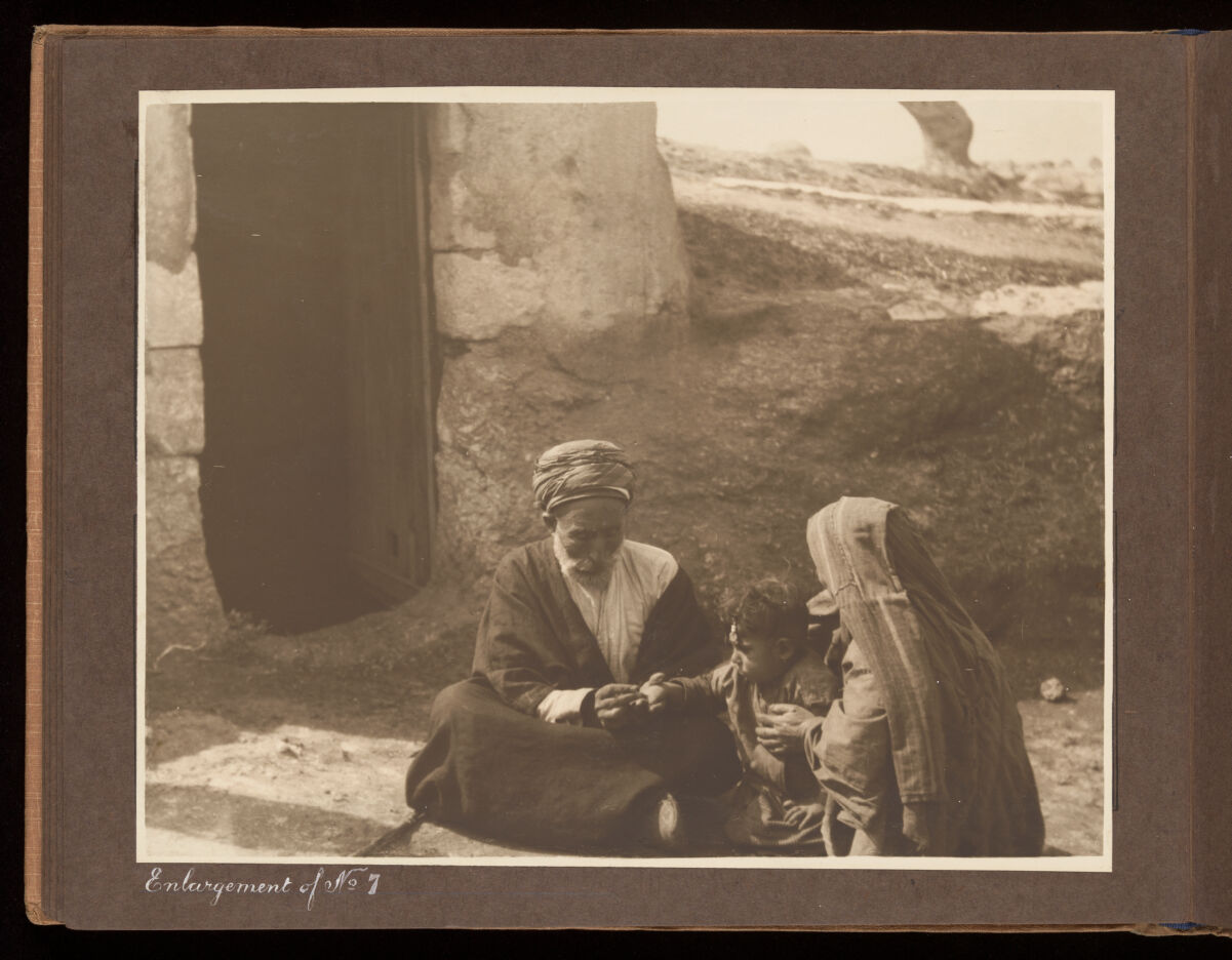 Smallpox epidemic, Palestine. Photograph album, ca. 1922.