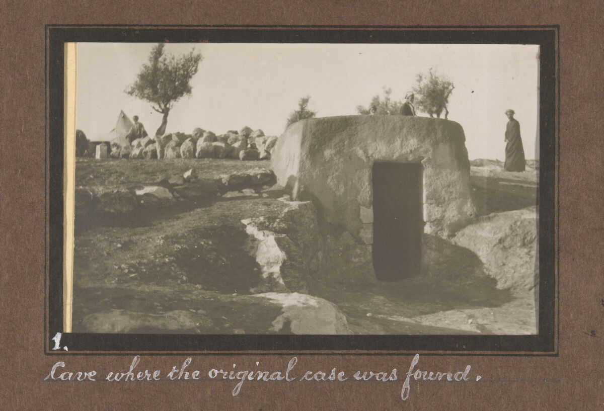 Smallpox epidemic, Palestine. Photograph album, ca. 1922.