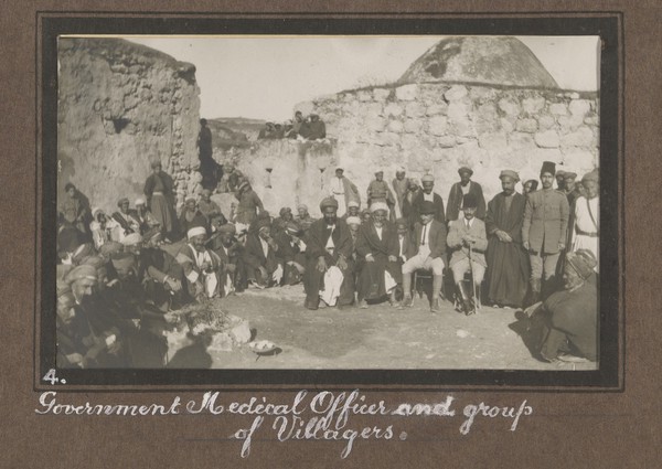 Smallpox epidemic, Palestine. Photograph album, ca. 1922.