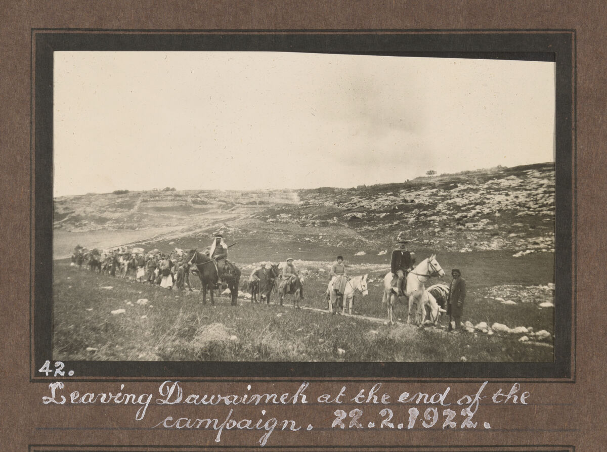 Smallpox epidemic, Palestine. Photograph album, ca. 1922.