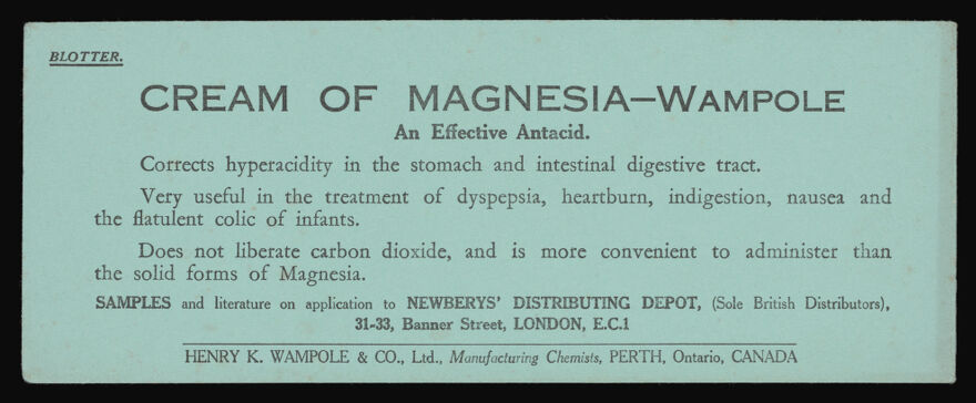 Wampole's Preparation : tonic and stimulant for all ages / Leon P. DuPlessis.