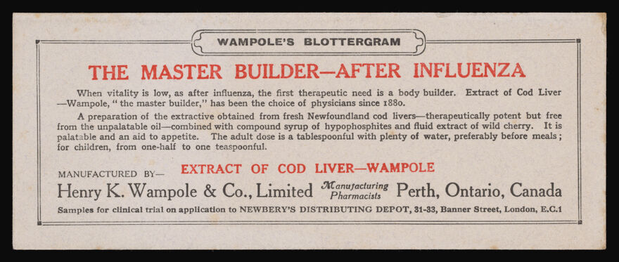Wampole's Preparation : tonic and stimulant for all ages / Leon P. DuPlessis.