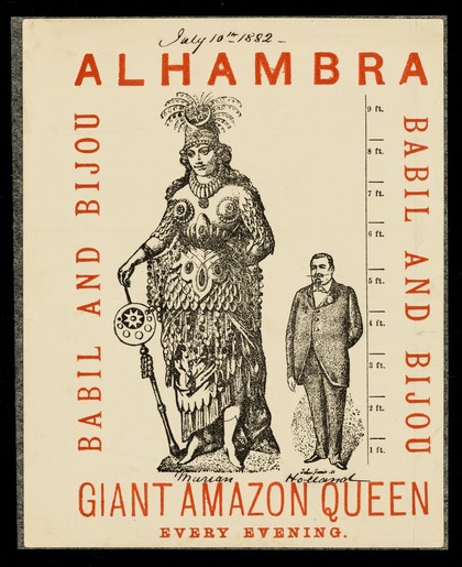 Giant Amazon Queen : Babil and Bijou : Alhambra.