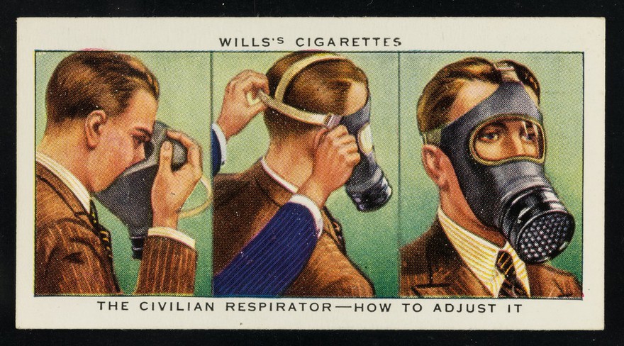 The civilian respirator : how to adjust it / W.D. & H.O. Wills.