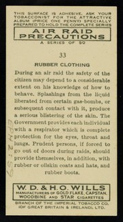 Rubber clothing / W.D. & H.O. Wills.