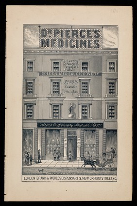 Dr. Pierce's medicines : Pierces Pleasant Purgative Pellets, golden medical discovery, Dr. Pierces favorite prescription / World Dispensary Medical Association.