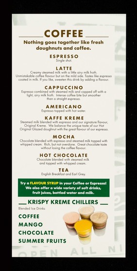 Doughnuts & coffee since 1937 / Krispy Kreme Doughnuts.